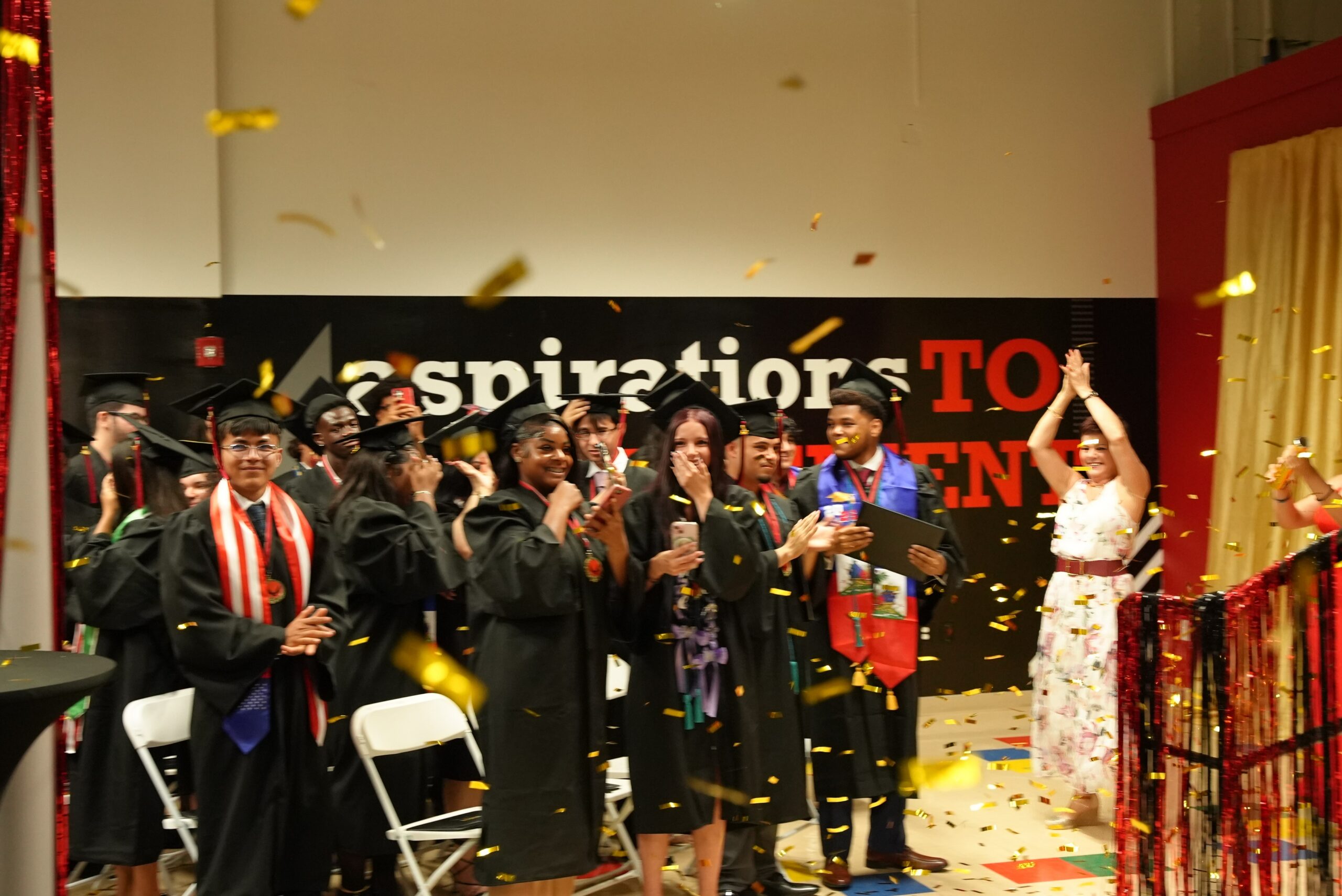 Graduation ceremony confetti
